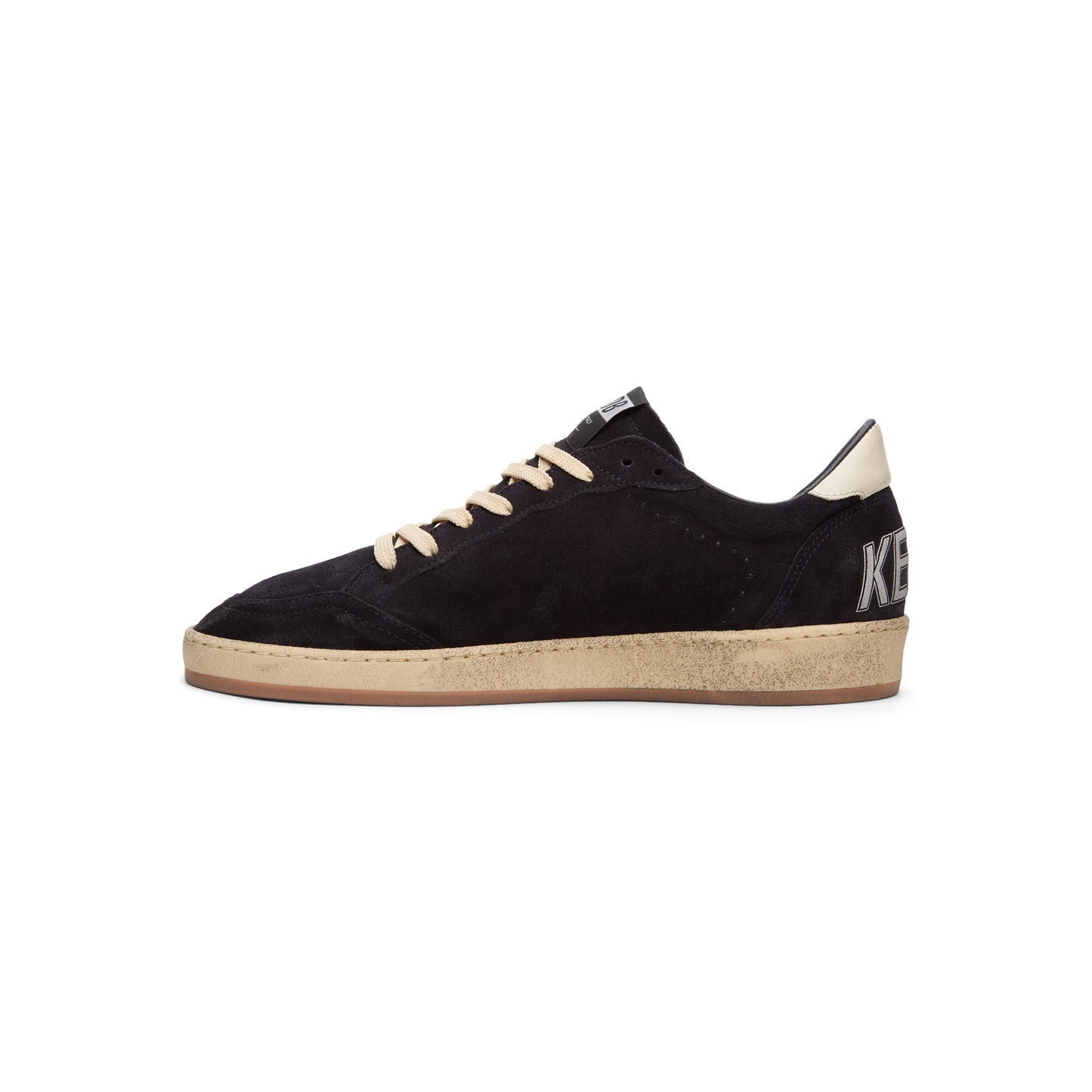Golden Goose Ballstar Suede Upper Toe And Spur (Dark Blue/White)