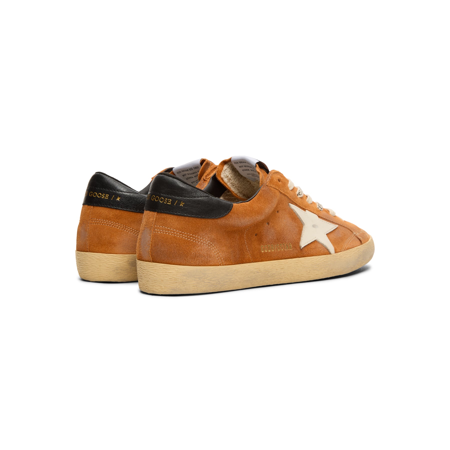 Golden Goose Super Star Suede Upper Toe And (Light Brown/Cream/Black)