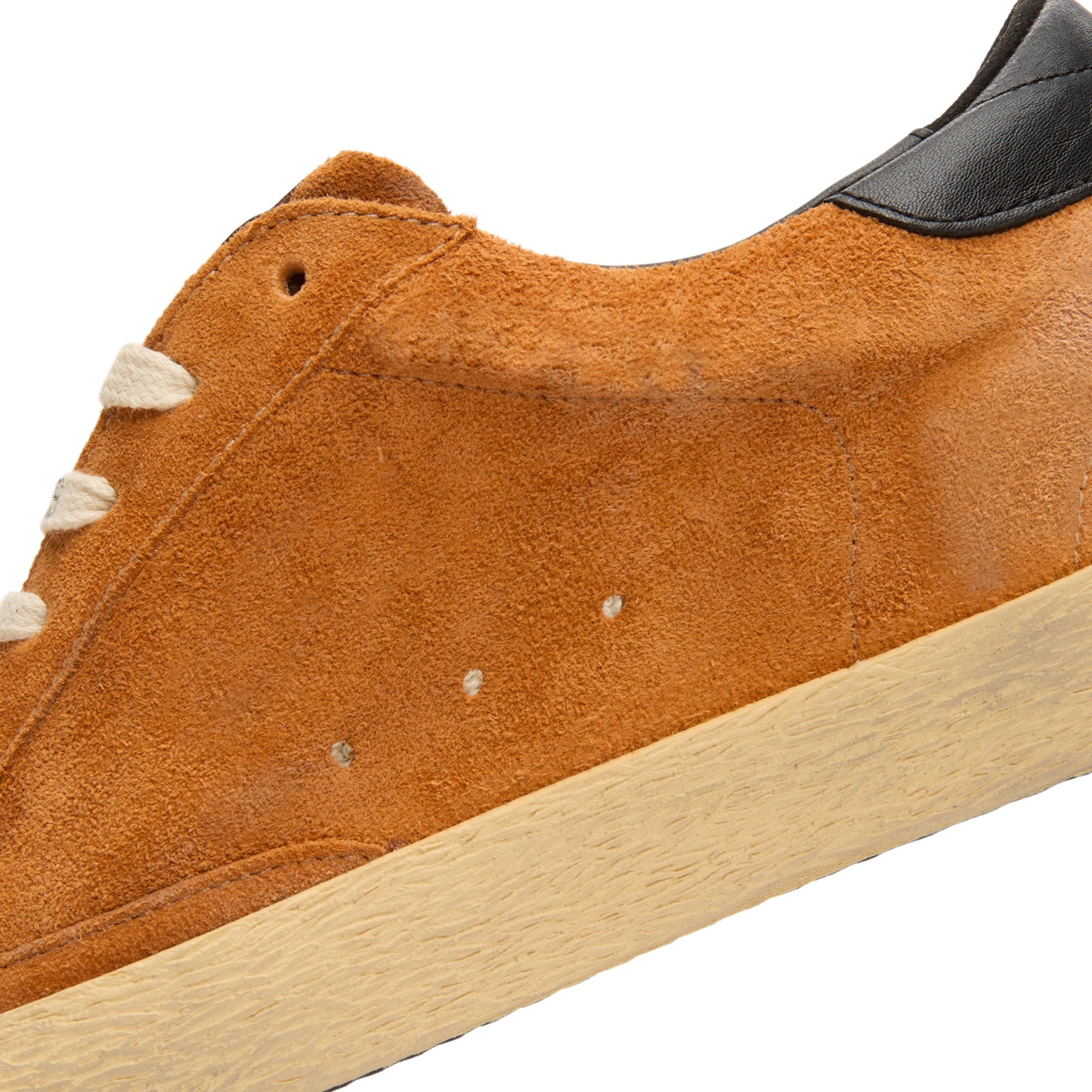 Golden Goose Super Star Suede Upper Toe And (Light Brown/Cream/Black)