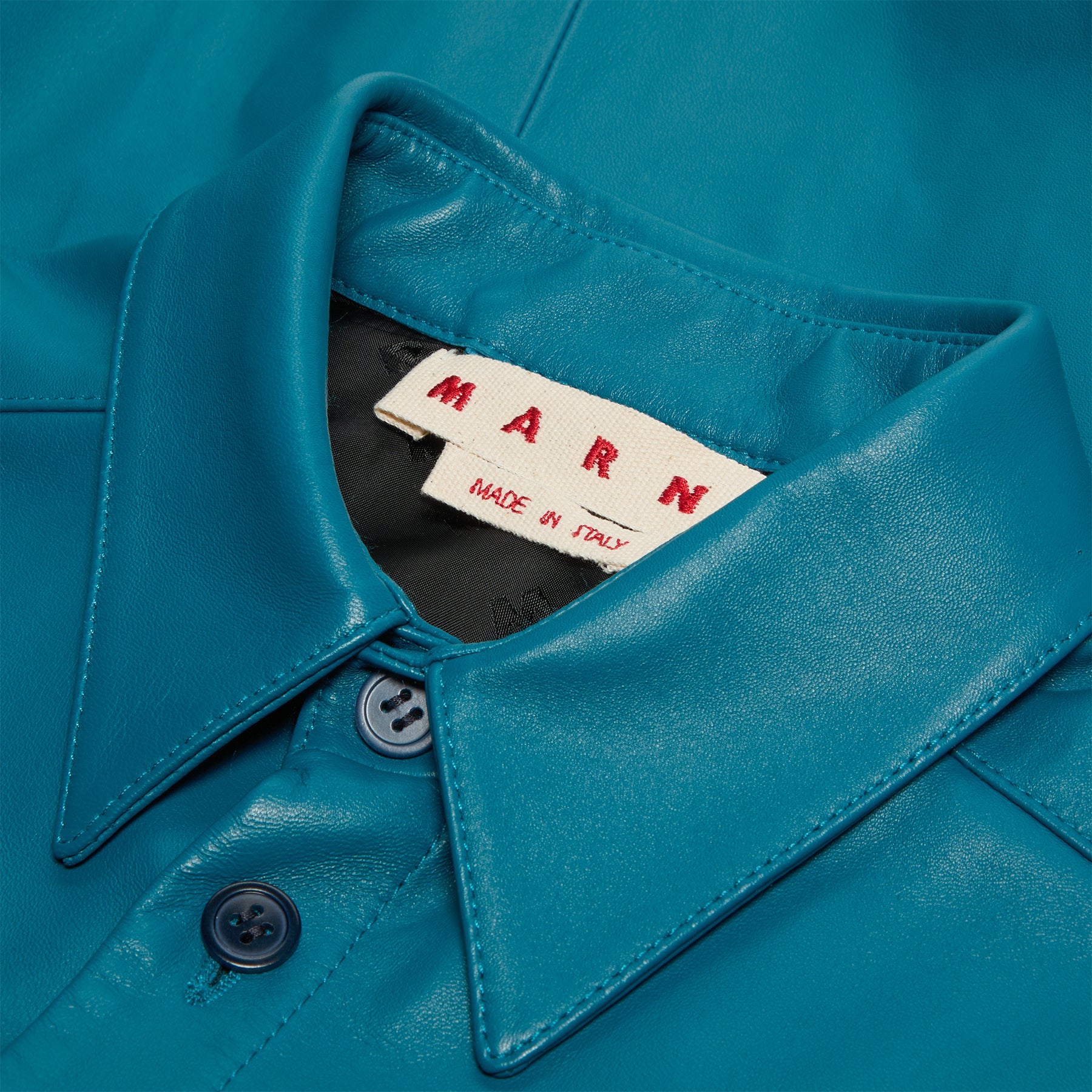 MARNI Leather Shirt (Orion Blue) – CNCPTS