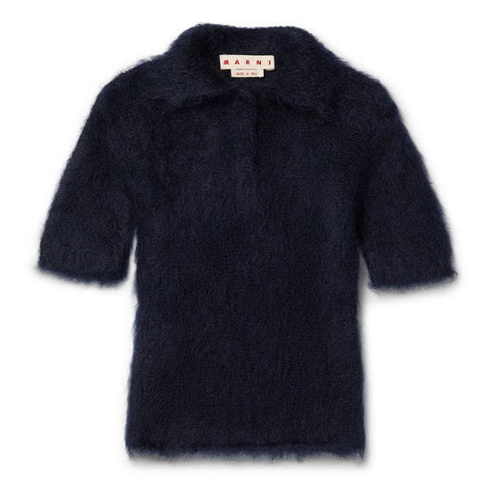 MARNI Fuzzy Polo (Midnight)