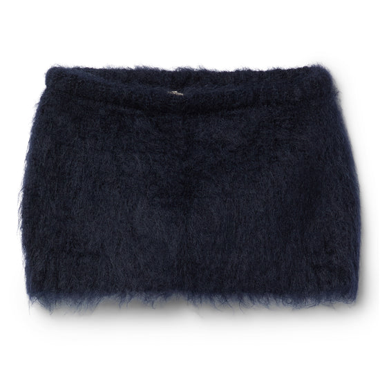 MARNI Fuzzy Mini Skirt (Midnight)
