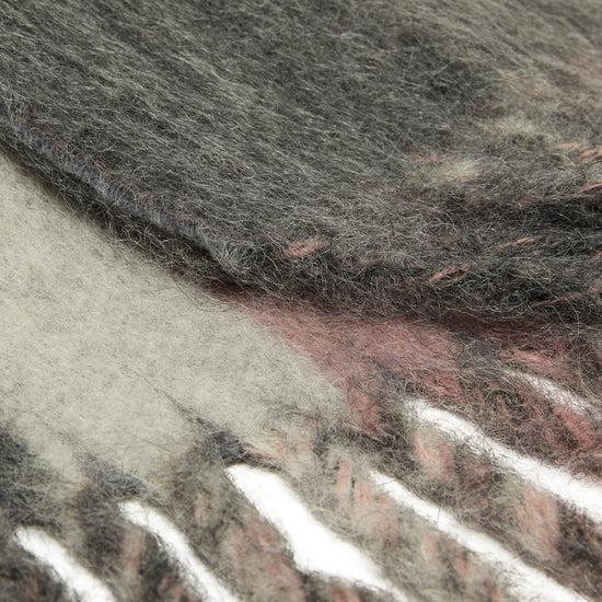 MARNI Wool-Blend Scarf (Neutral Grey)