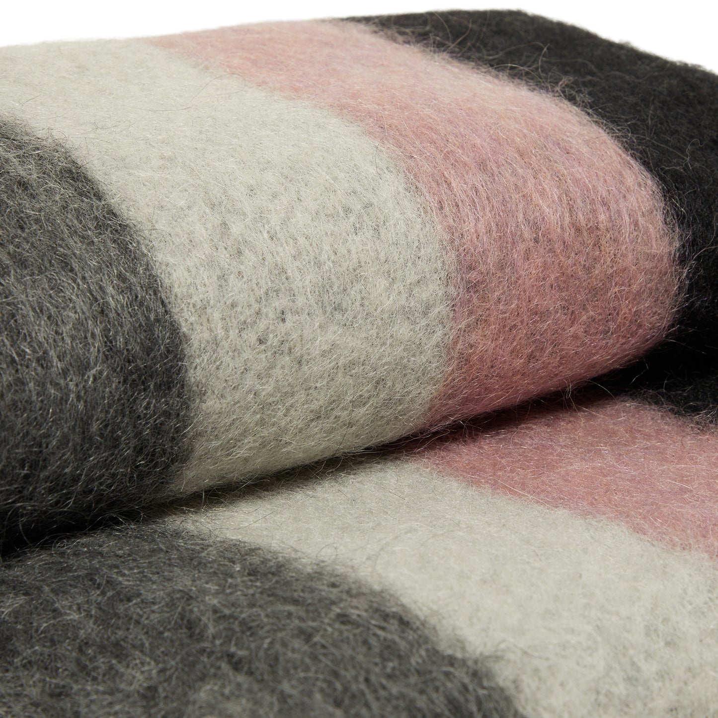 MARNI Wool-Blend Scarf (Neutral Grey)
