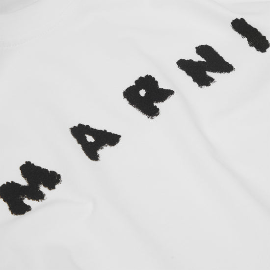 MARNI White Jersey T-Shirt (Lily White)