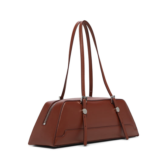 MARNI Leather Dot Long Duffle Bag (Wild Cherry)