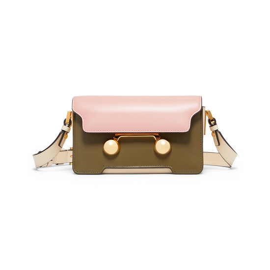 MARNI Mini Shoulder Bag (Camelia/Deep Sage/Shell)