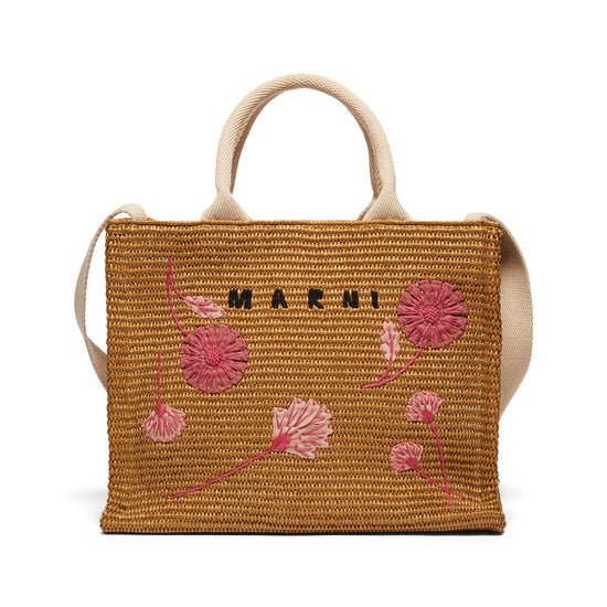 MARNI Small Basket (Raw Sienna/Natural)