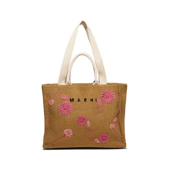 MARNI Large Basket (Raw Sienna/Natural)