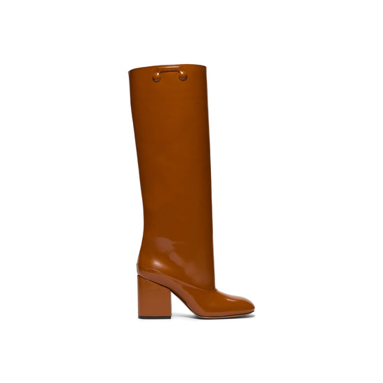 MARNI Trunkaroo knee-high boot (Cinnamon)
