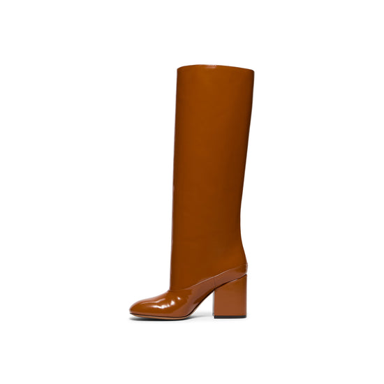 MARNI Trunkaroo knee-high boot (Cinnamon)