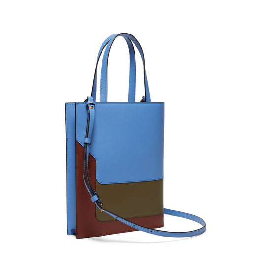 MARNI Trunk Shopping Small (Iris Blue/Deep Sage/Black Cherry)