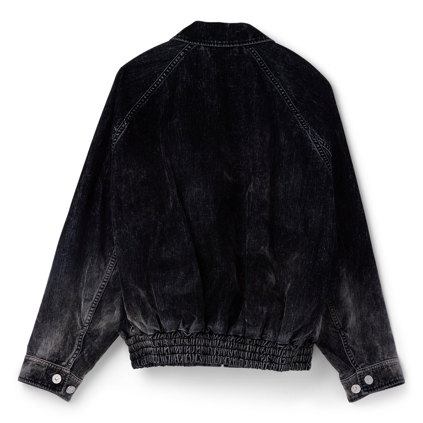 MARNI Flocked Denim Bomber Jacket (Black)
