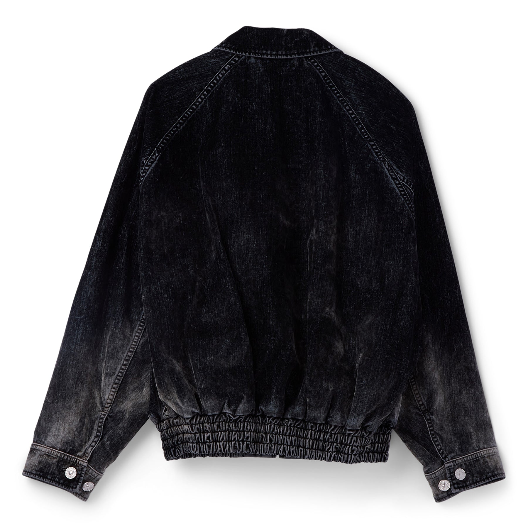 MARNI Flocked Denim Bomber Jacket (Black)