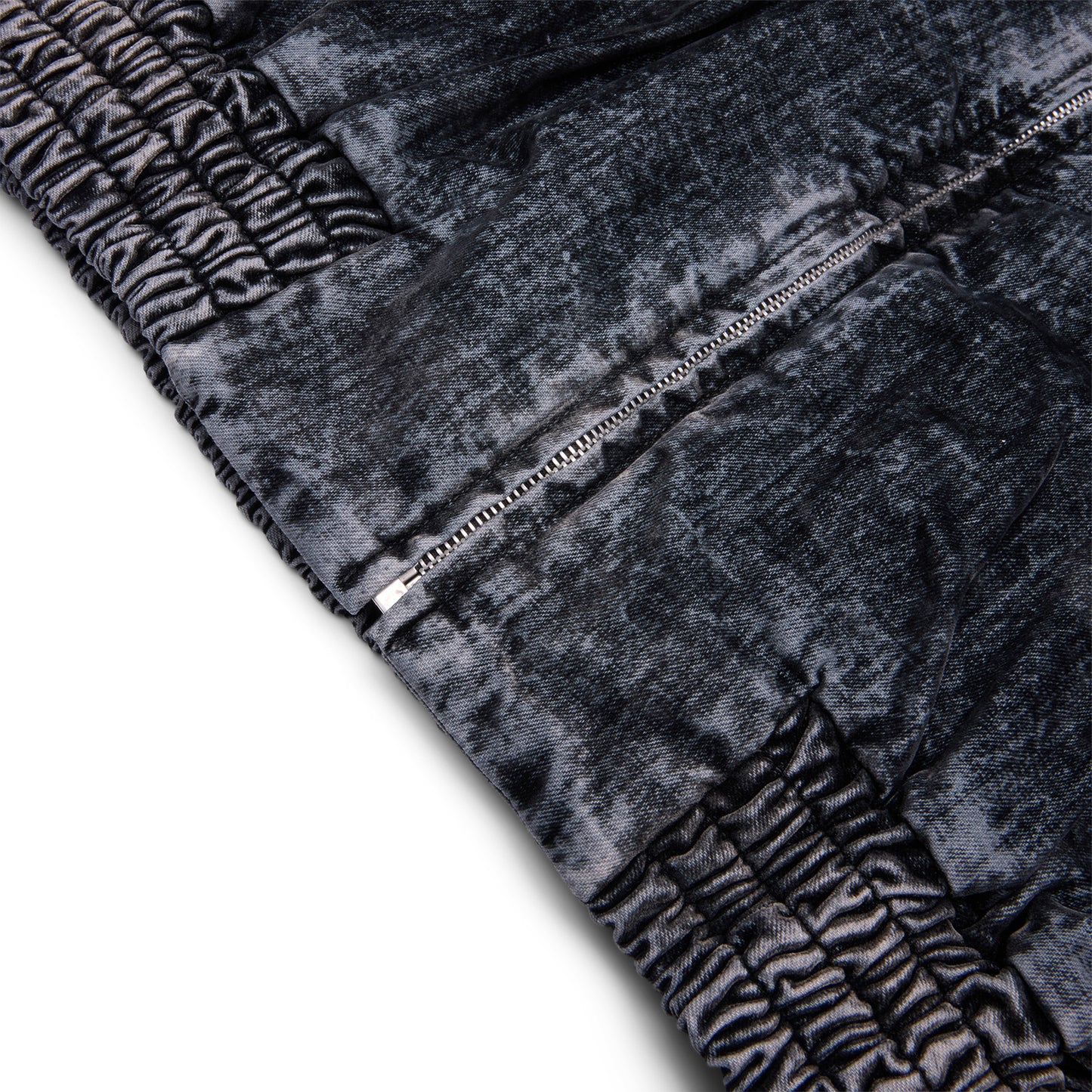 MARNI Flocked Denim Bomber Jacket (Black)