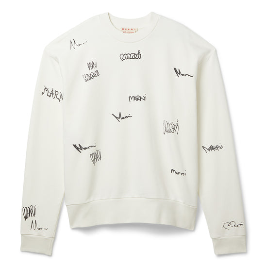 MARNI Logo Sweatshirt (Natural White)