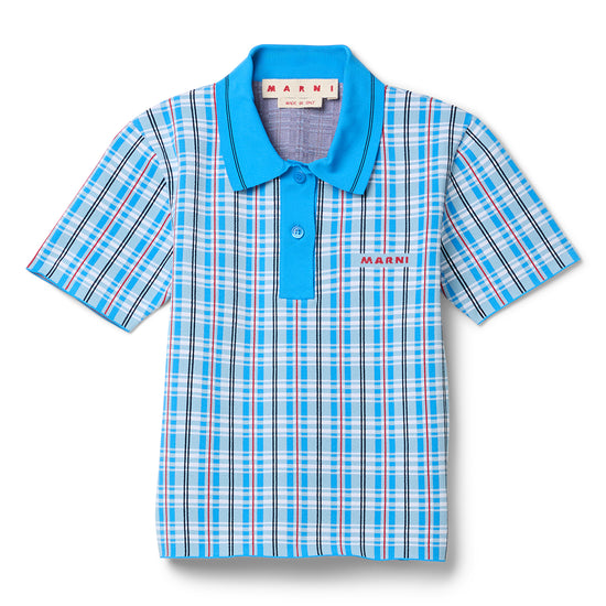 MARNI Polo Neck (Azure)