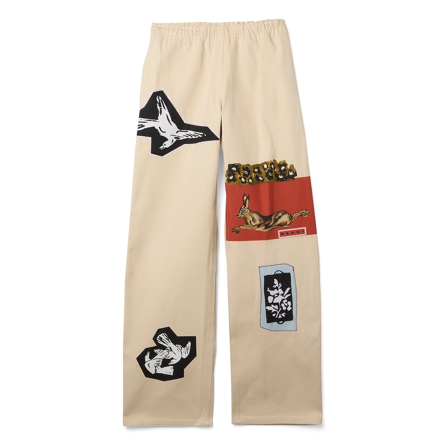 MARNI Trousers (Bone)