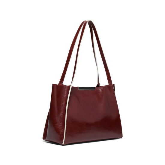 MARNI Cresta E/W Small Tote Bag (Wild Cherry)