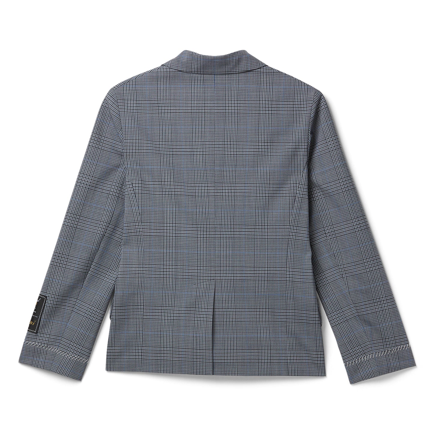 MARNI Prince of Wales Wool Check Cropped Jacket (Truffle)