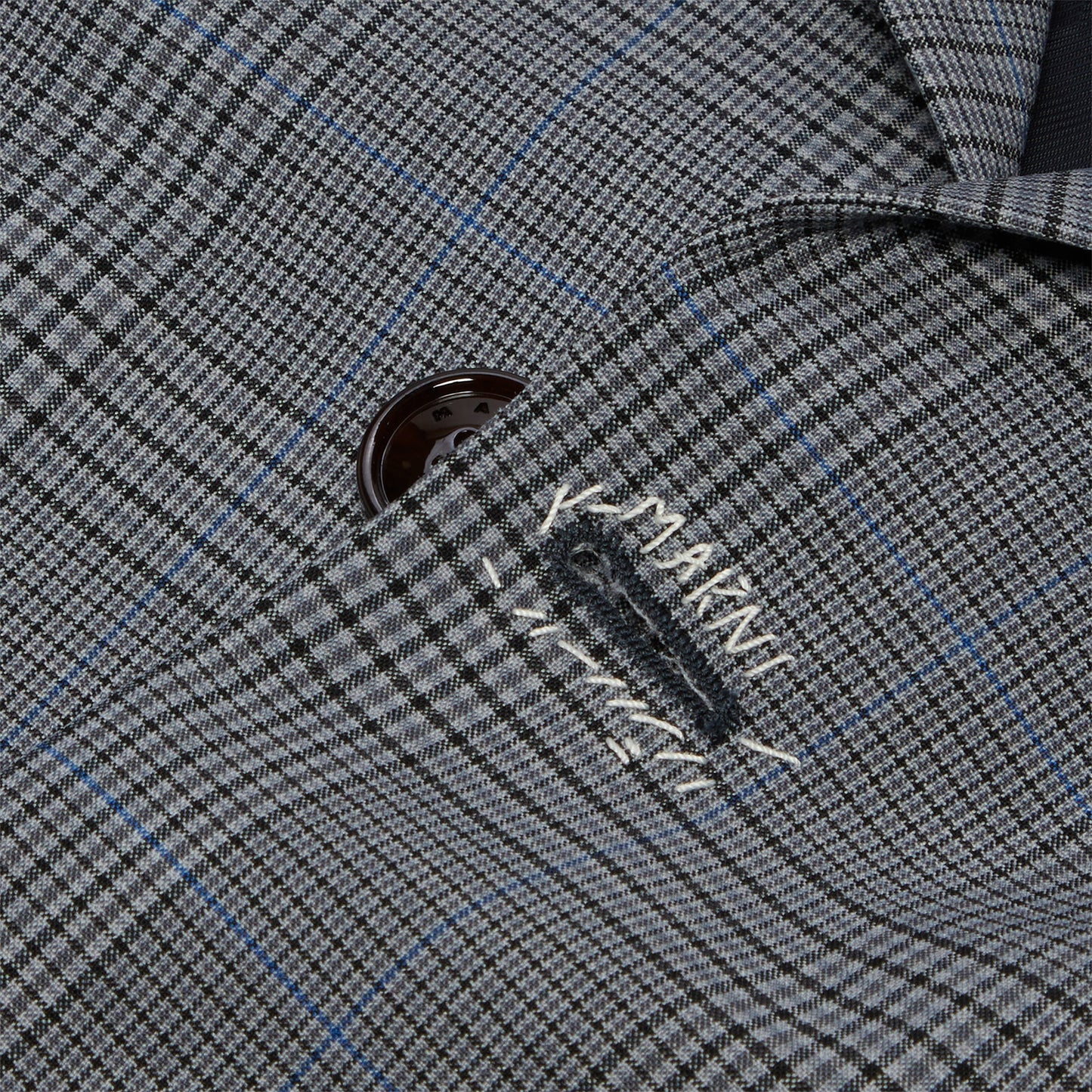 MARNI Prince of Wales Wool Check Cropped Jacket (Truffle)