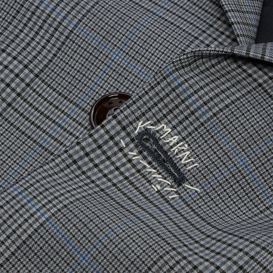 MARNI Prince of Wales Wool Check Cropped Jacket (Truffle)
