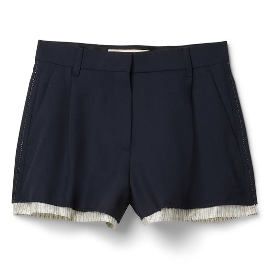 MARNI Wool Shorts (Blue/Black)