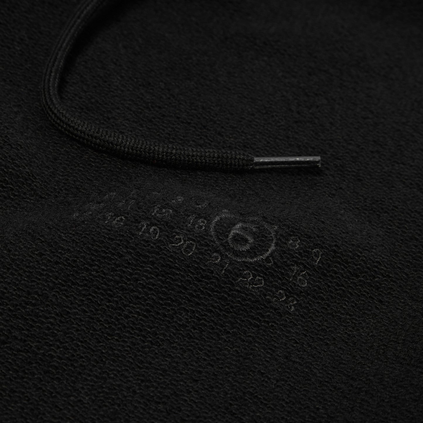 MM6 Maison Margiela Zip Up Sweatshirt (Black)