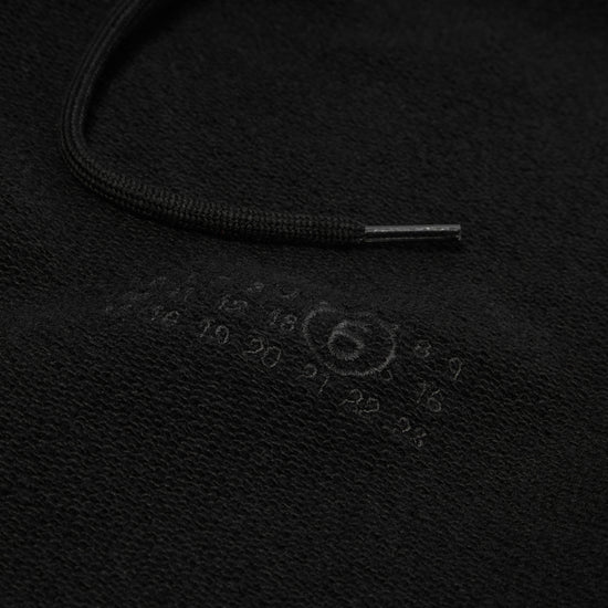 MM6 Maison Margiela Zip Up Sweatshirt (Black)