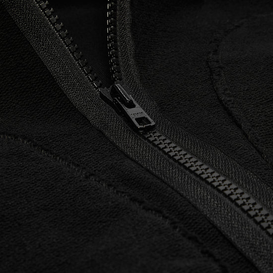 MM6 Maison Margiela Zip Up Sweatshirt (Black)