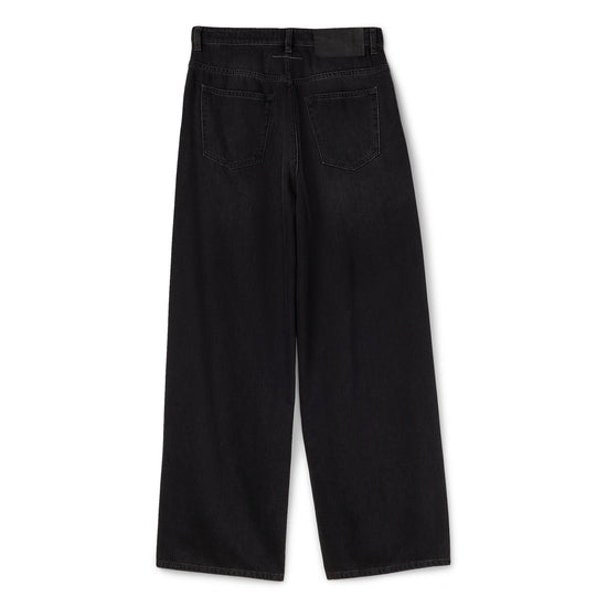 MM6 Maison Margiela Wide-Leg Jeans (Black)