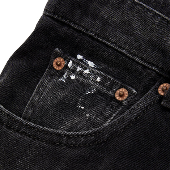 MM6 Maison Margiela Wide-Leg Jeans (Black)