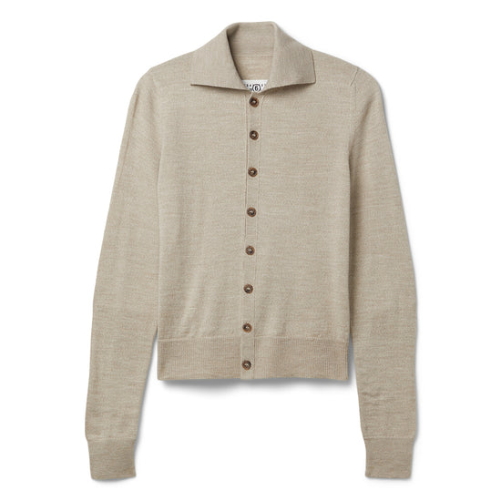 MM6 Maison Margiela Knit Cardigan (Nude)