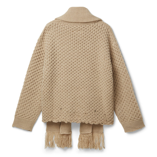MM6 Maison Margiela Scarf Knit Crewneck (Nude)
