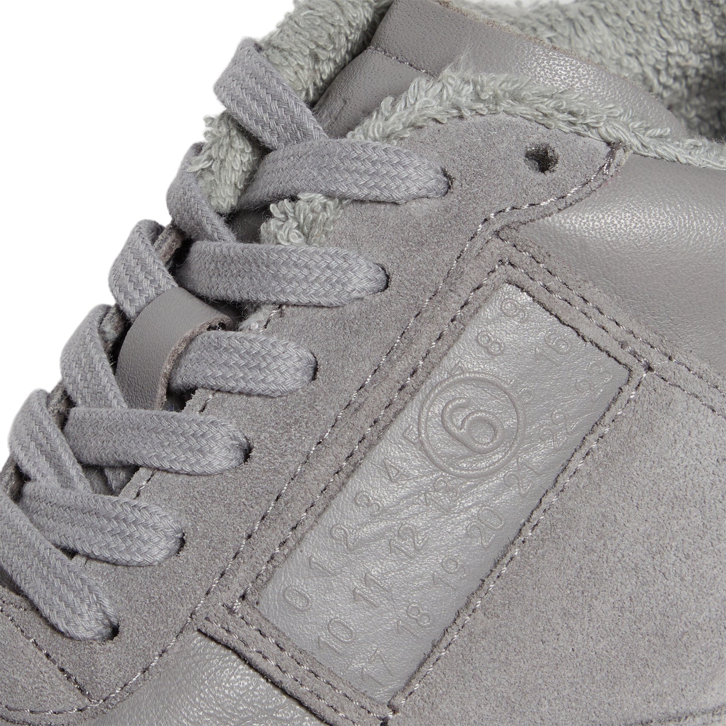 MM6 Maison Margiel Anatomic Womens Sneakers (Silver Filigree)