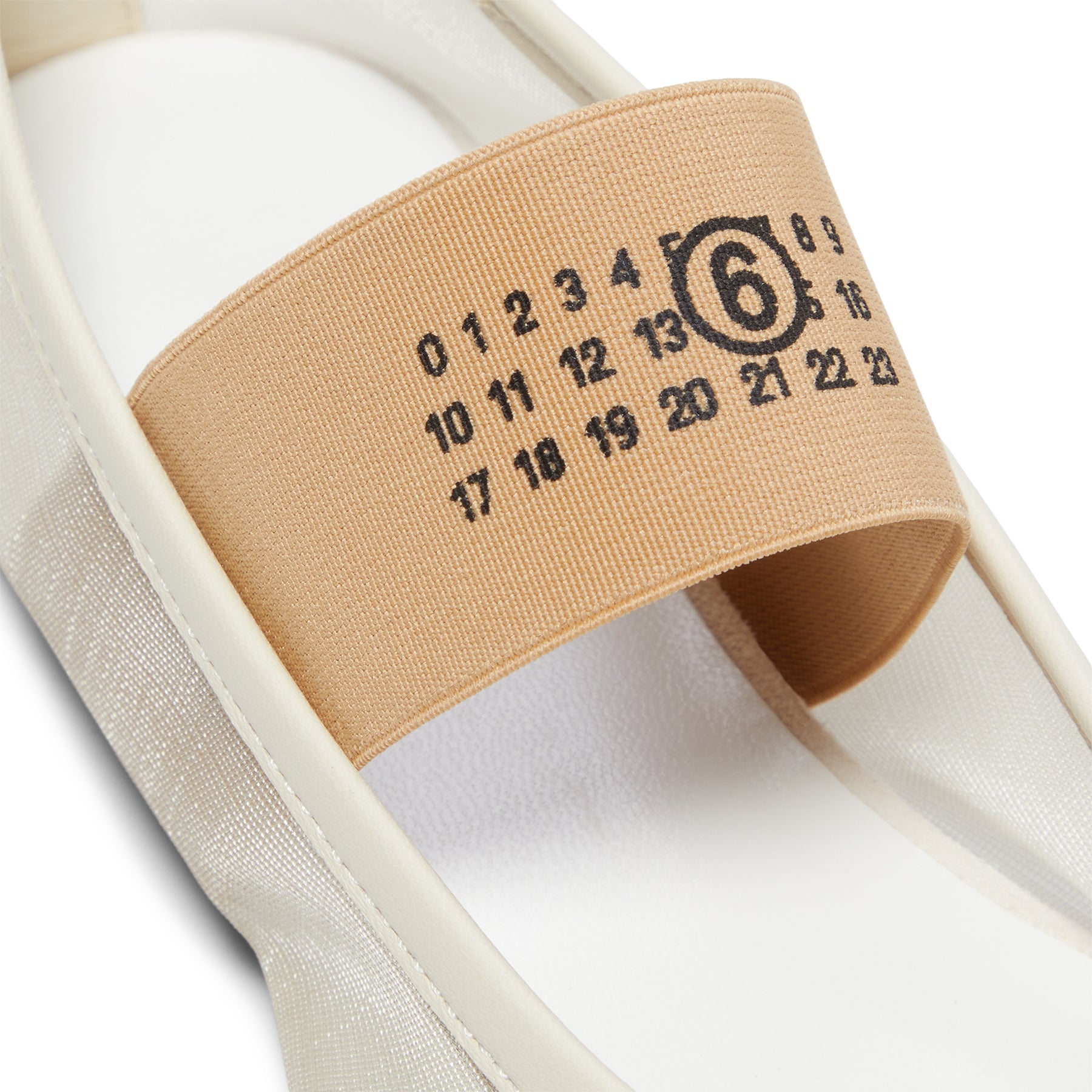 MM6 Maison Margiela Anatomic Numeric Ballerinas (Bleached