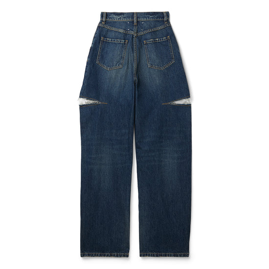 Maison Margiela Cut-Out Jeans (Washed indigo)