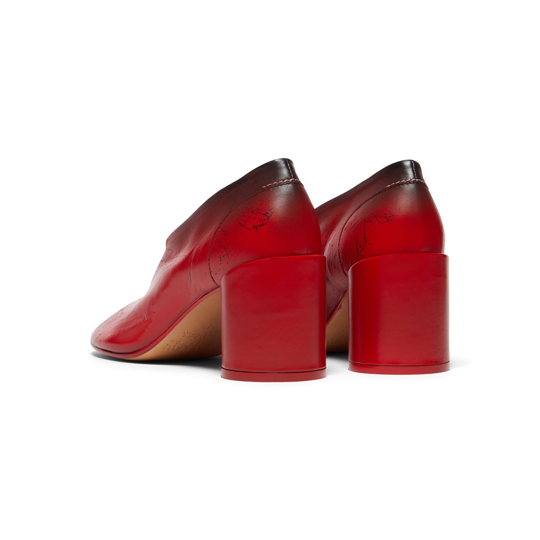 MM6 Maison Margiela Court Shoe (Black/Chinese Red) – CNCPTS