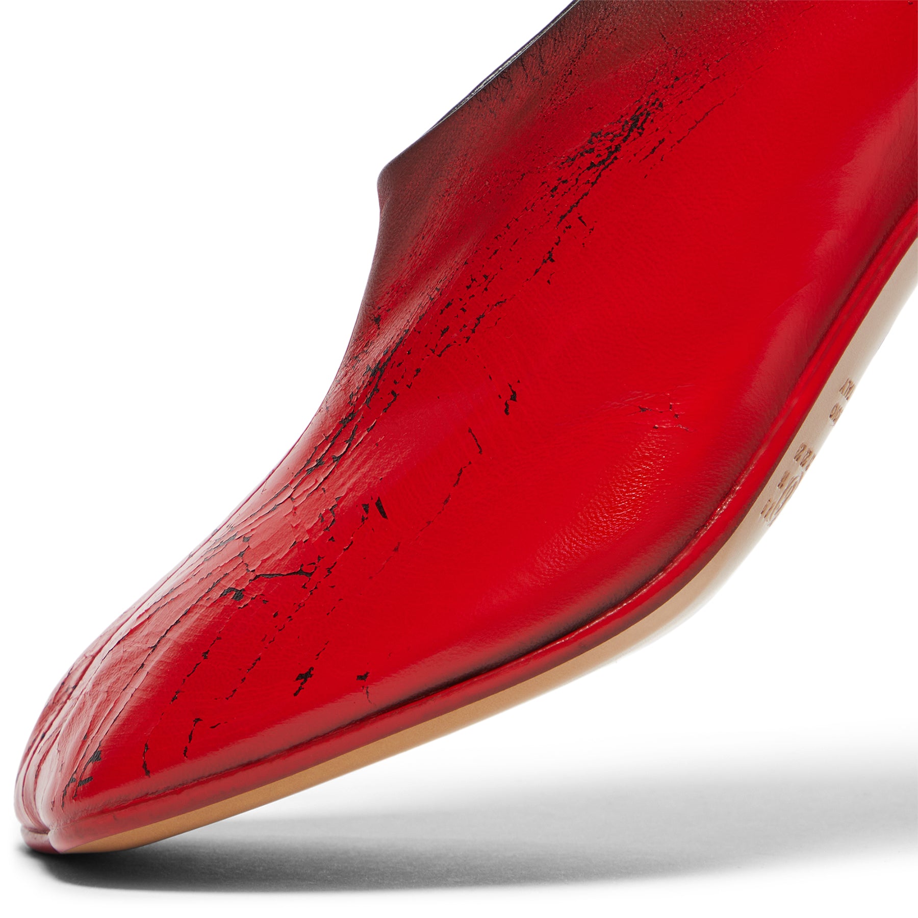 MM6 Maison Margiela Court Shoe (Black/Chinese Red) – CNCPTS