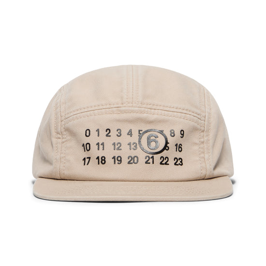 MM6 Maison Margiela Kids Numeric Cap (Cream)