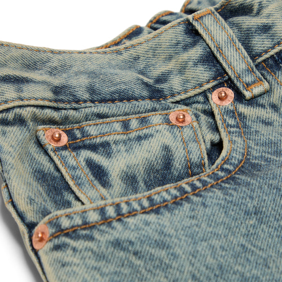 MM6 Maison Margiela Kids Wide Leg Jeans (Blue)