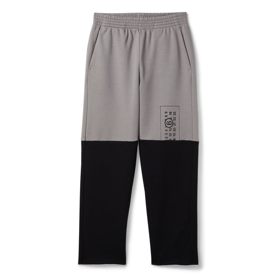 MM6 Maison Margiela Re-cut Fleece Pants (Grey/Black)