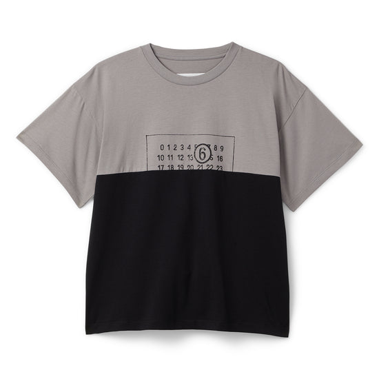MM6 Maison Margiela Re-cut T-Shirt (Grey/Black)