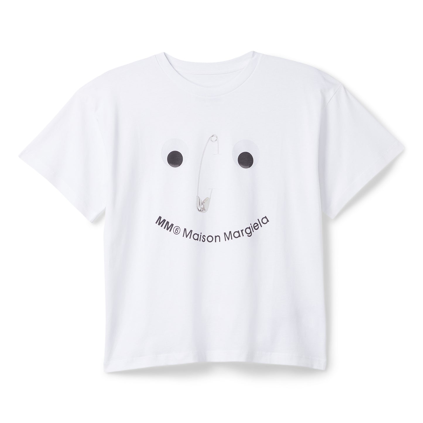 MM6 Maison Margiela Face Logo T-Shirt (White)