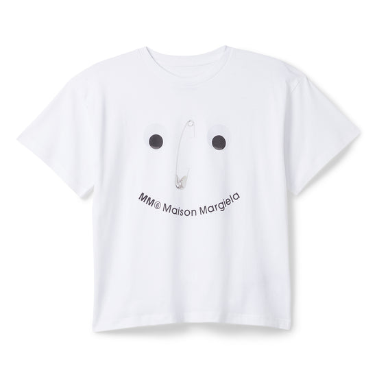 MM6 Maison Margiela Face Logo T-Shirt (White)