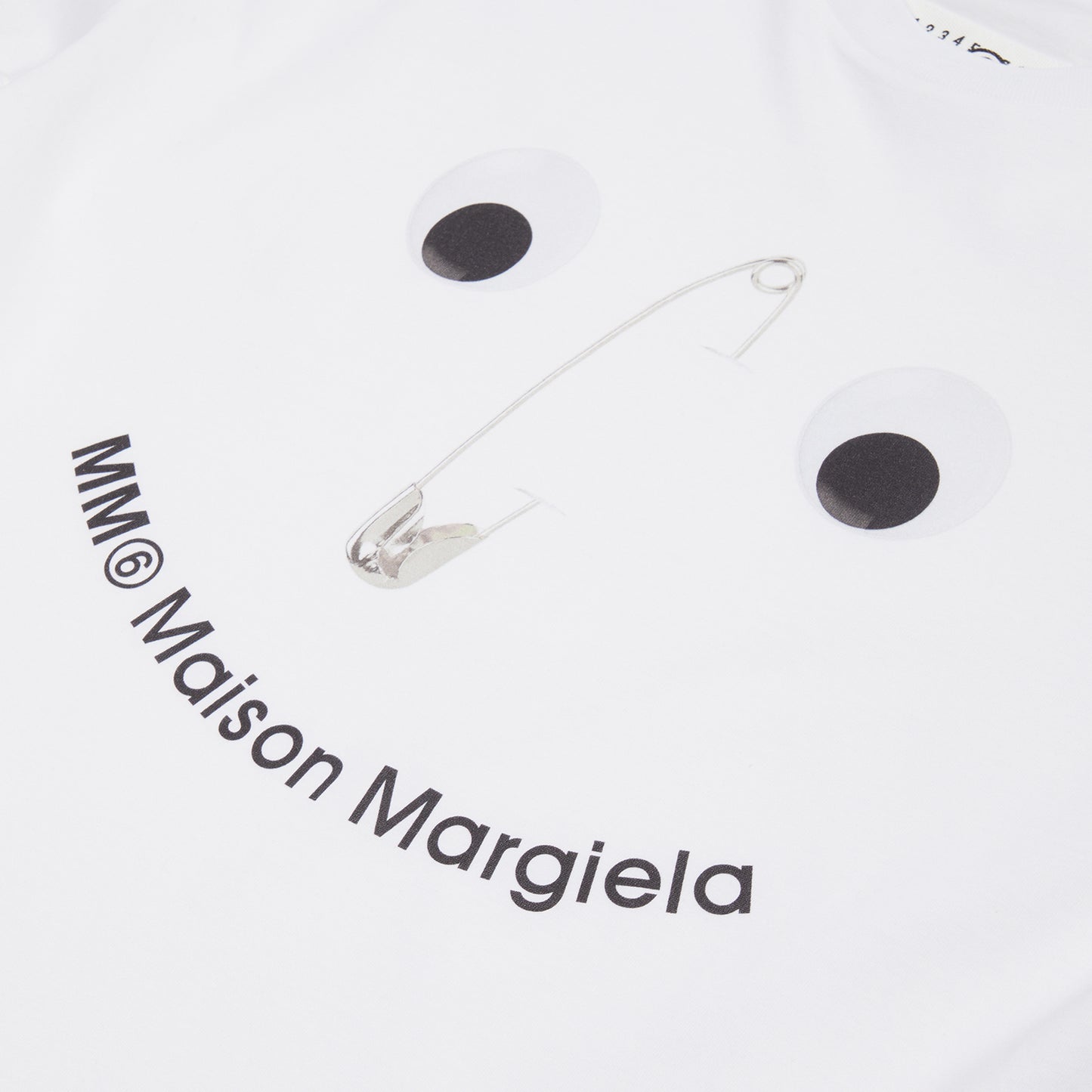MM6 Maison Margiela Face Logo T-Shirt (White)