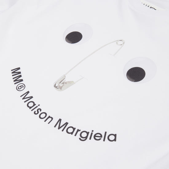 MM6 Maison Margiela Face Logo T-Shirt (White)