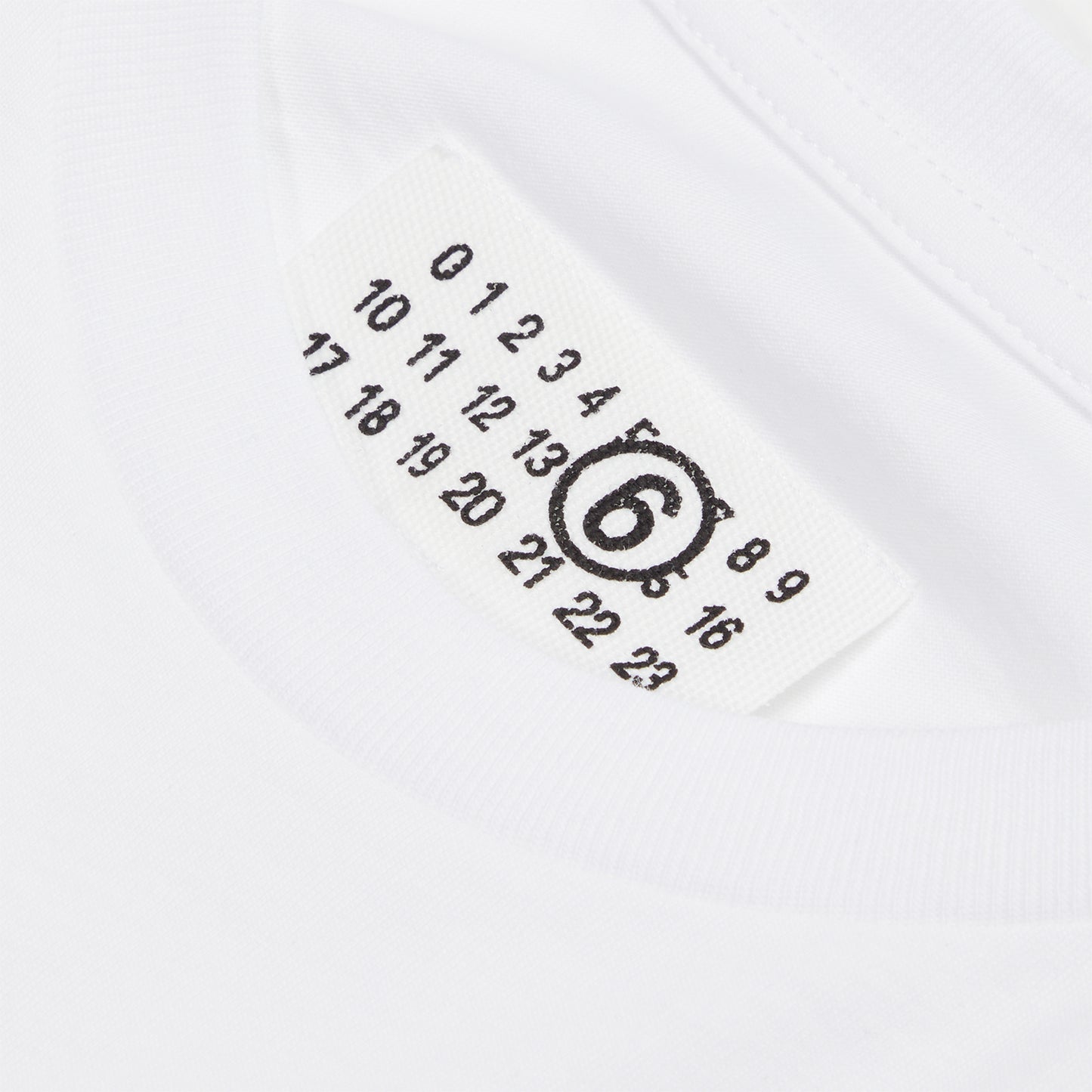 MM6 Maison Margiela Face Logo T-Shirt (White)