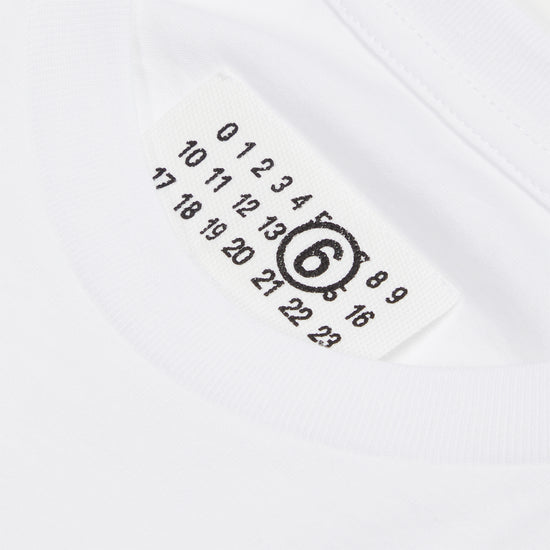 MM6 Maison Margiela Face Logo T-Shirt (White)