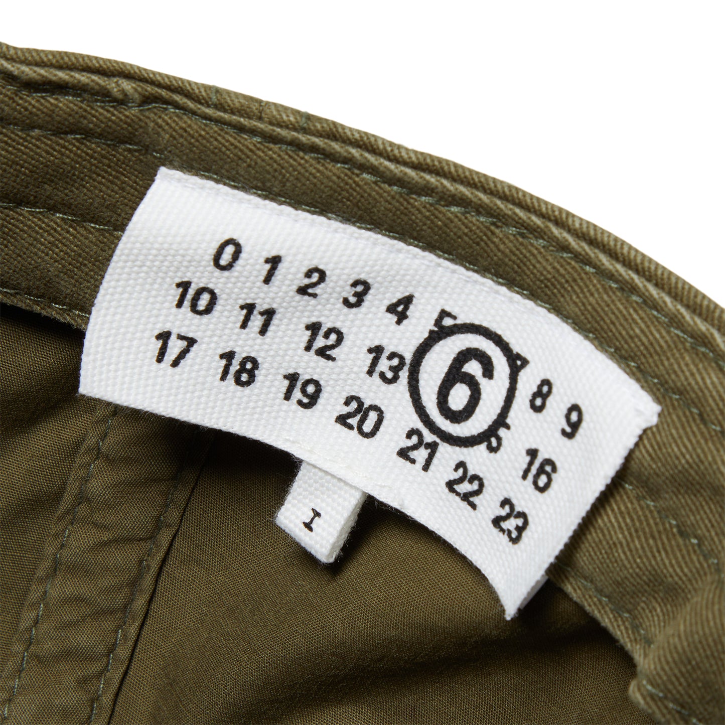 MM6 Maison Margiela Kids Numeric Hat (Army Green)